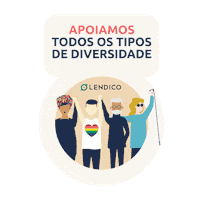 Diversidade Sticker by Lendico Brasil