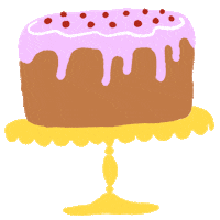 Happy Birthday Party Sticker by emilia voltti