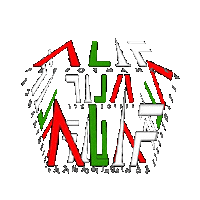 Dogfight Alif Sticker by Kamikaze