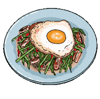 Thaifood Sticker by Sophie Rose Brampton