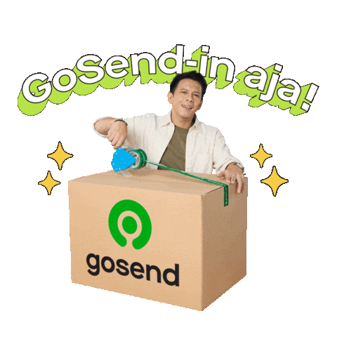 Ariel Gosend Sticker by Gojek Indonesia