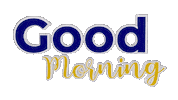 Good Morning Sticker by OpticalArtInc.