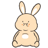 Kakikichan yummy eat bunny delicious Sticker