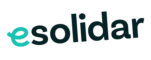 esolidar giphyupload brand type logotype Sticker