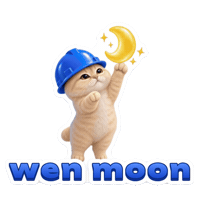 To The Moon Waiting Sticker by Basecat