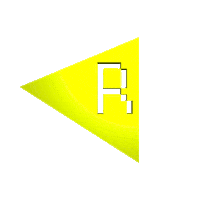 R Triangle Sticker by Re:flectors