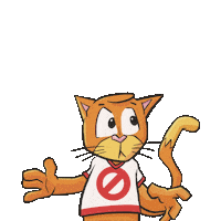 What The Scared Cat Sticker by VeeFriends