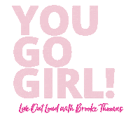 Yougogirl Sticker by Brooke Thomas