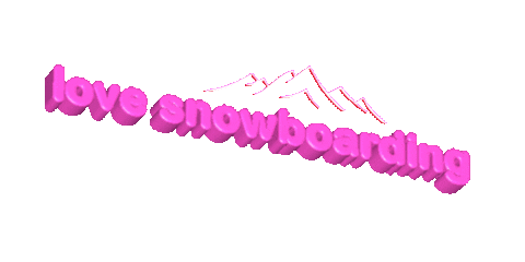 Sticker by love snowboarding