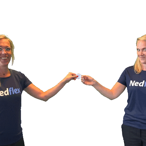 Nedflex giphyupload social distance anderhalvemeter nedflex Sticker