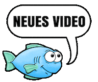 Fischda fish fisch neues reel augenrollen Sticker