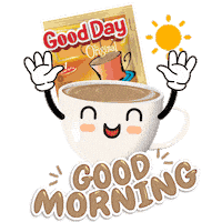 Good Morning Coffee Sticker by Good Day Indonesia