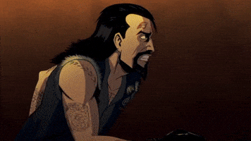 Lion Run Away GIF