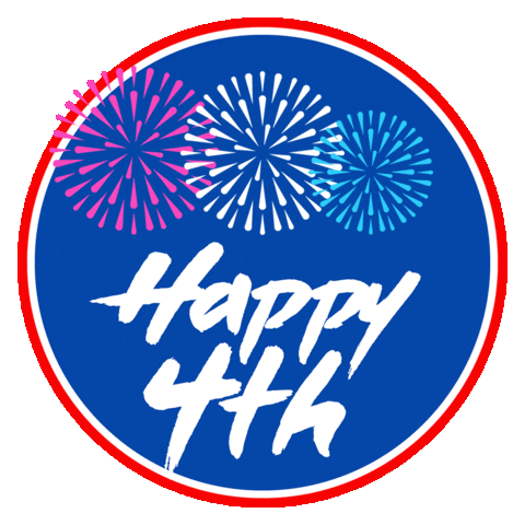 Independence Day Usa Sticker by Animanias