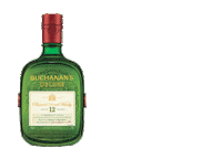 Cheers Whiskey Sticker by Buchanan's Scotch Whisky