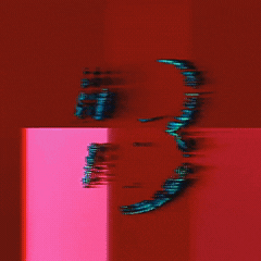 Glitch Alphabet GIF