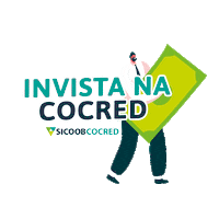 cocred sicoob cooperativa investimento financas Sticker