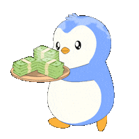 Im Rich Nancy Pelosi Sticker by Pudgy Penguins