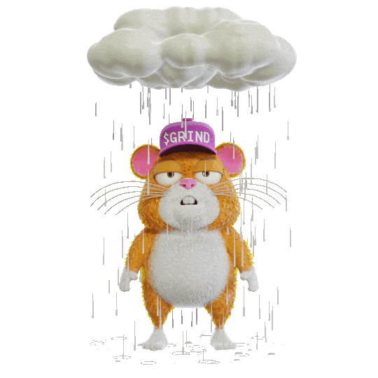 Raining Stormy Weather Sticker by Grind