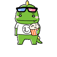 muvumuvio1120 movie cinema dinosaur かわいい Sticker