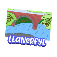 Llanerfyl Sticker