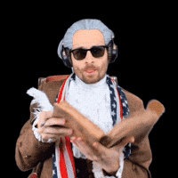 Write It Down Founding Father GIF
