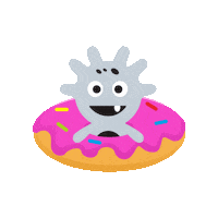 The_Mibblers love heart animation character Sticker