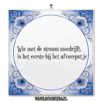 Humor Wijsheid Sticker by Tegelspreuken.nl