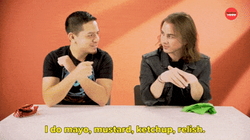 Mayo, Mustard, Relish