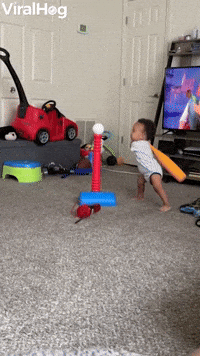 Talented Boy's Sweet Baseball Hit