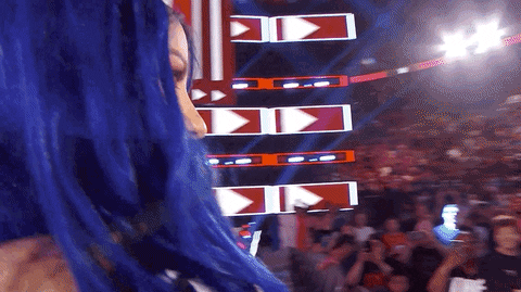 Happy Sasha Banks GIF by WWE