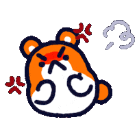 Angry Sticker Sticker