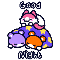 Good Night Sticker Sticker
