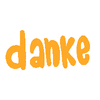 Danke Schön Thank You Sticker by Demic