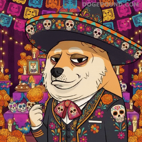 Day Of The Dead Celebration GIF by Doge Pound