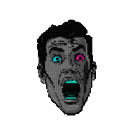 Pixel Wtf Sticker