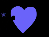 Moon And Stars Love GIF by Barbara Pozzi