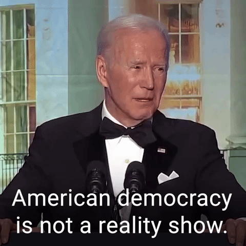 American democracy is not a reality show.