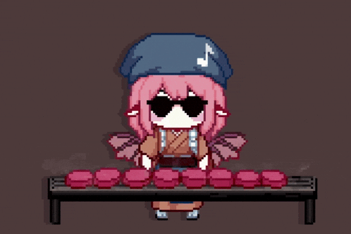 Mystia Lorelei Cooking GIF