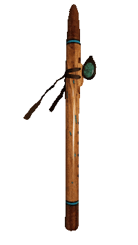 Native American Flute Sticker by Tommygravenmusic
