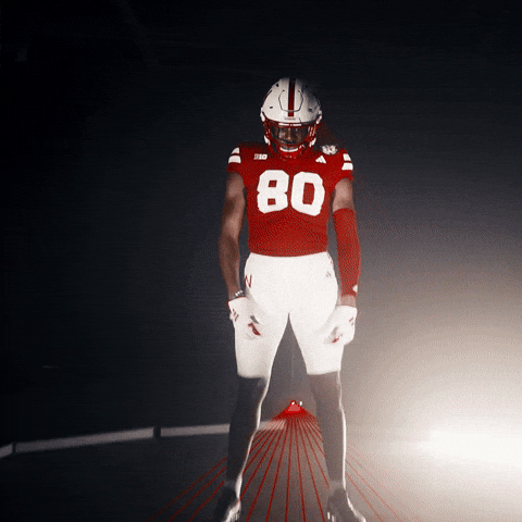Lets Go Football GIF by Huskers
