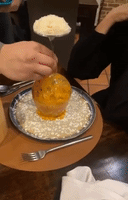 Restaurant's Unique Pasta Plating Technique