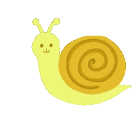 Cute Animals Snail Sticker
