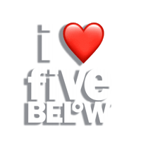 I Love Heart Sticker by Five Below
