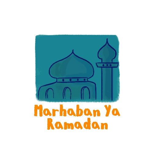 sunset islam Sticker by Percolate Galactic