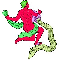 Water Carrier Flow Sticker by James Thacher