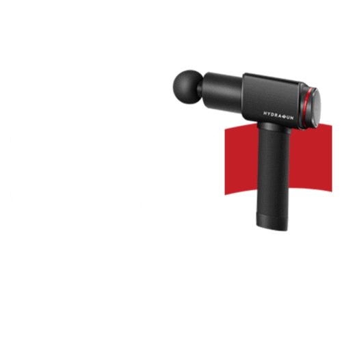 HYDRAGUN fitness recovery massage gun take risks Sticker
