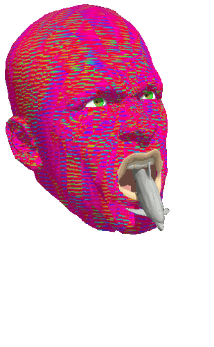 3D Face Sticker by badblueprints