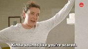 Scared Romance GIF by BuzzFeed