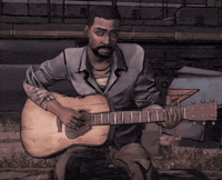 The Walking Dead Game Guitar GIF